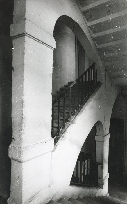 grand escalier, 1er et 2e volée