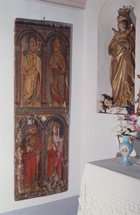 tableau : Quatre saints (saint Pierre, saint Paul, saint Jean-l’Évangeliste, saint Jean-Baptiste)