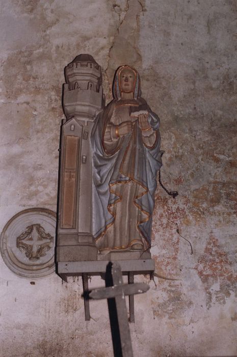 statue : Sainte Barbe