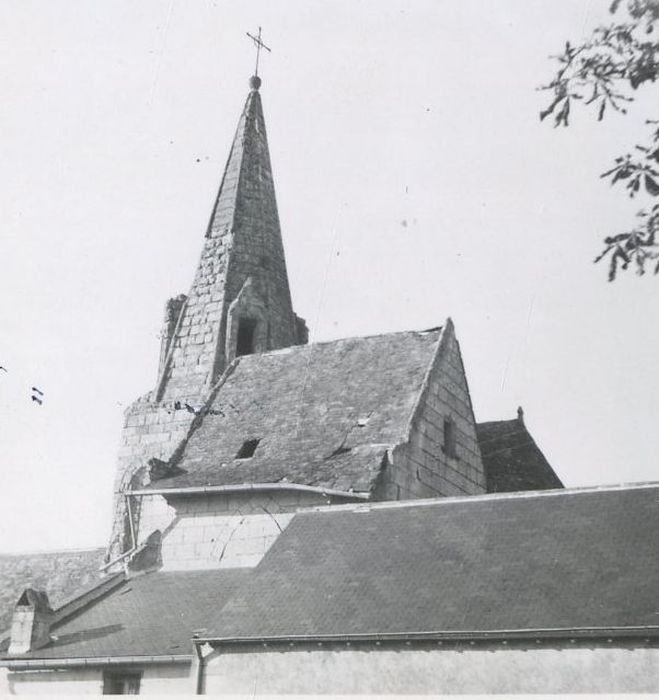 façade latérale sud, vue partielle