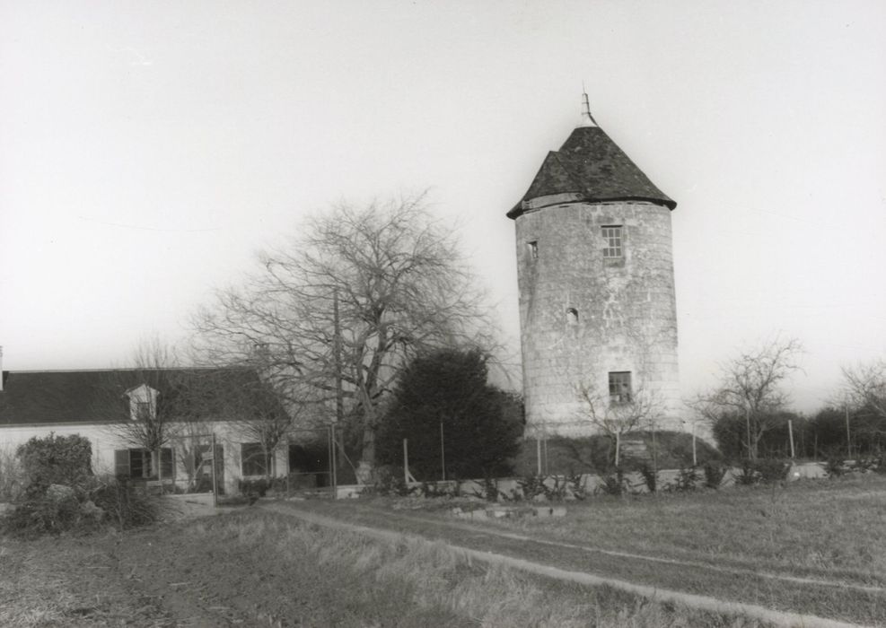 vue générale du moulin dans son environnement