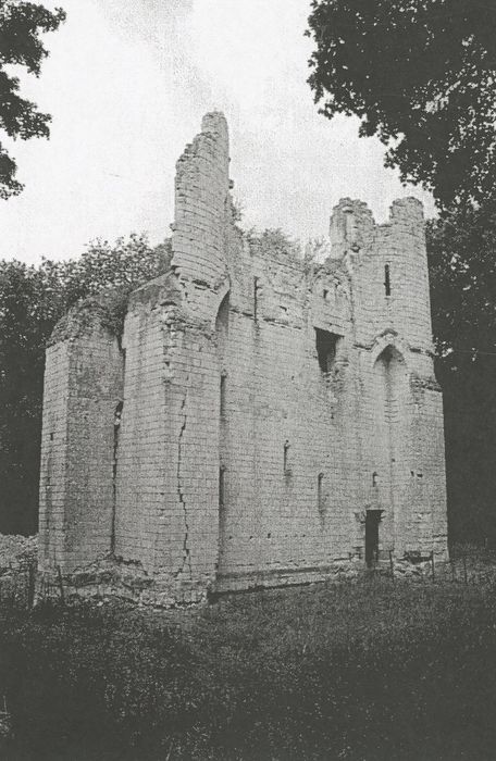 vue générale des ruines (photocopie numérisée)