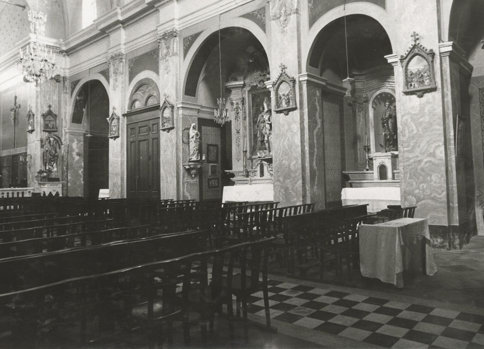 nef, chapelles latérale sud