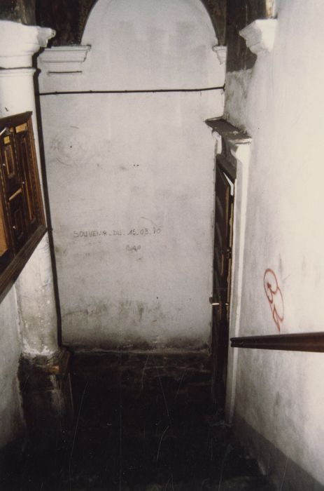 1ère volée de l’escalier