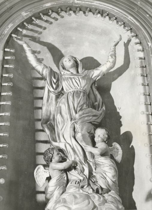 groupe sculpté : Assomption de la Vierge (l’)