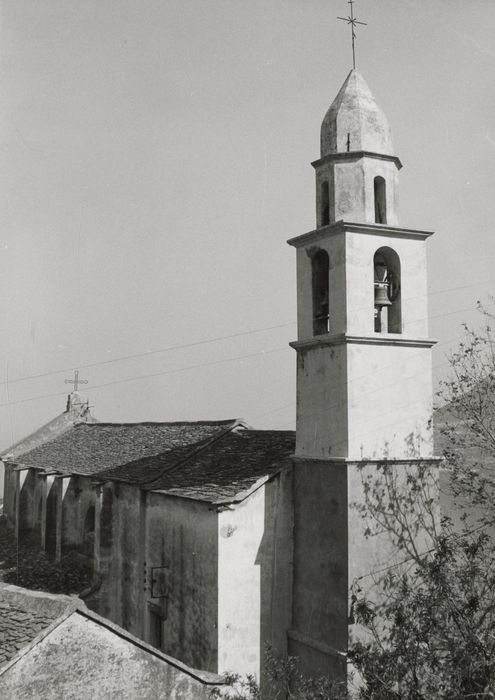 clocher, élévations sud et est