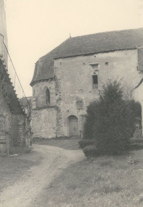 église, façade latérale nord, vue partielle