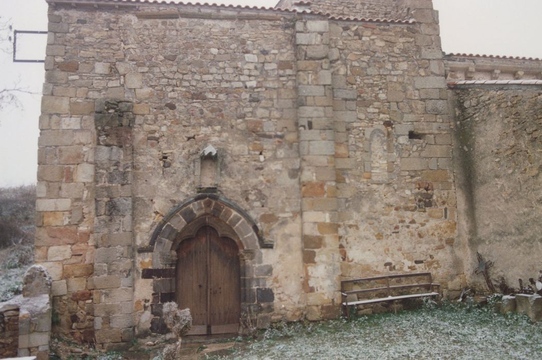 façade latérale sud, vue partielle