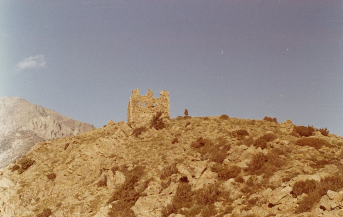 vue générale des ruines dans leur environnement