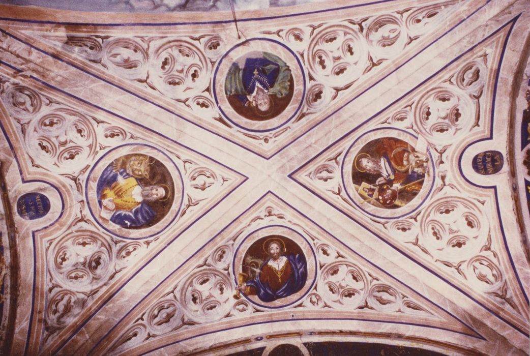 peinture monumentale de la croisée du transept
