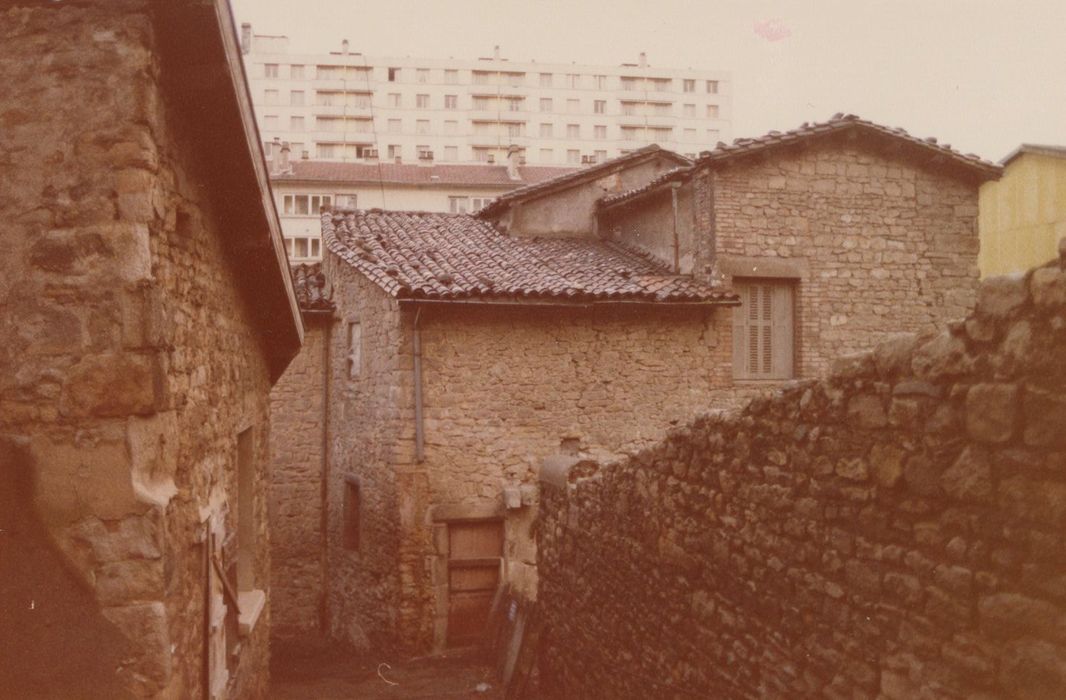 façade postérieure, vue partielle