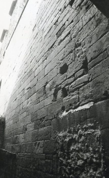 ruines de l’ancien logis, élévation ouest