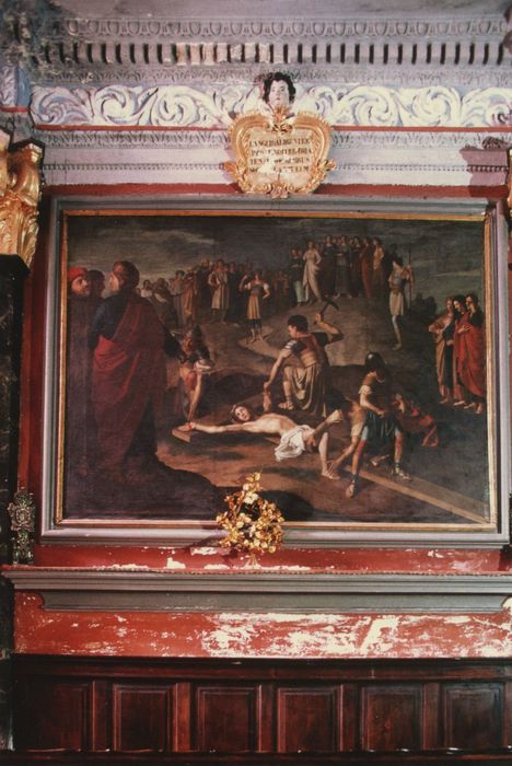 tableau : Jésus cloué sur la croix - © Ministère de la Culture (France), Médiathèque du patrimoine et de la photographie, tous droits réservés