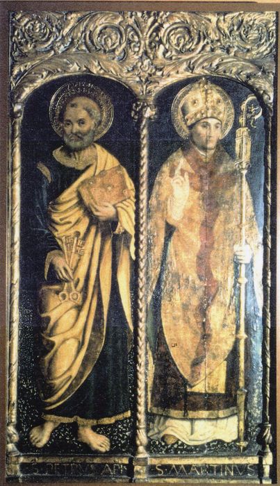 tableau : Saint Jean, sainte Pétronille (photocopie numérisée)