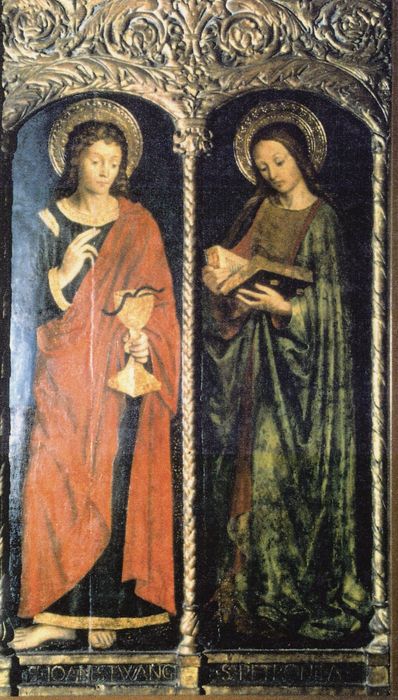 tableau : Saint Pierre, saint Martin (photocopie numérisée)