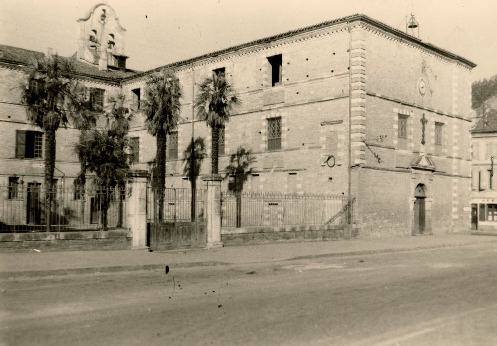 aile nord, façades sud et est