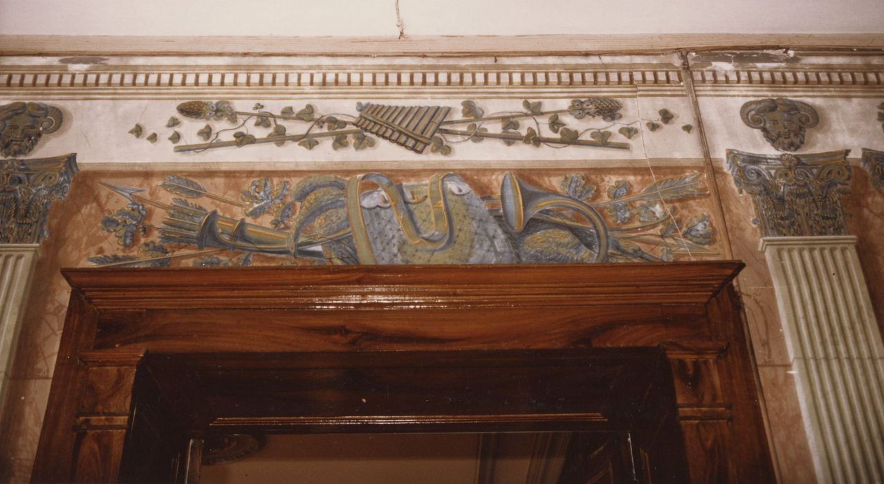 hall d’entrée, peinture monumentale, détail