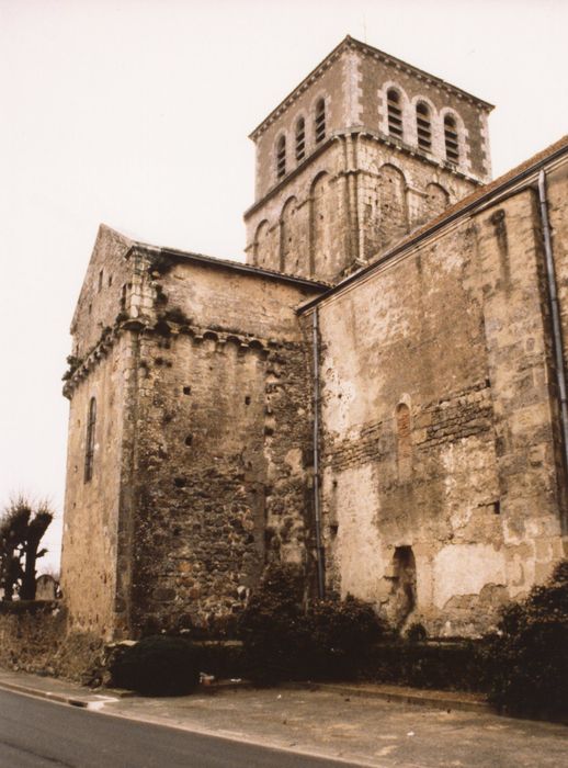 façade latérale nord, vue partielle