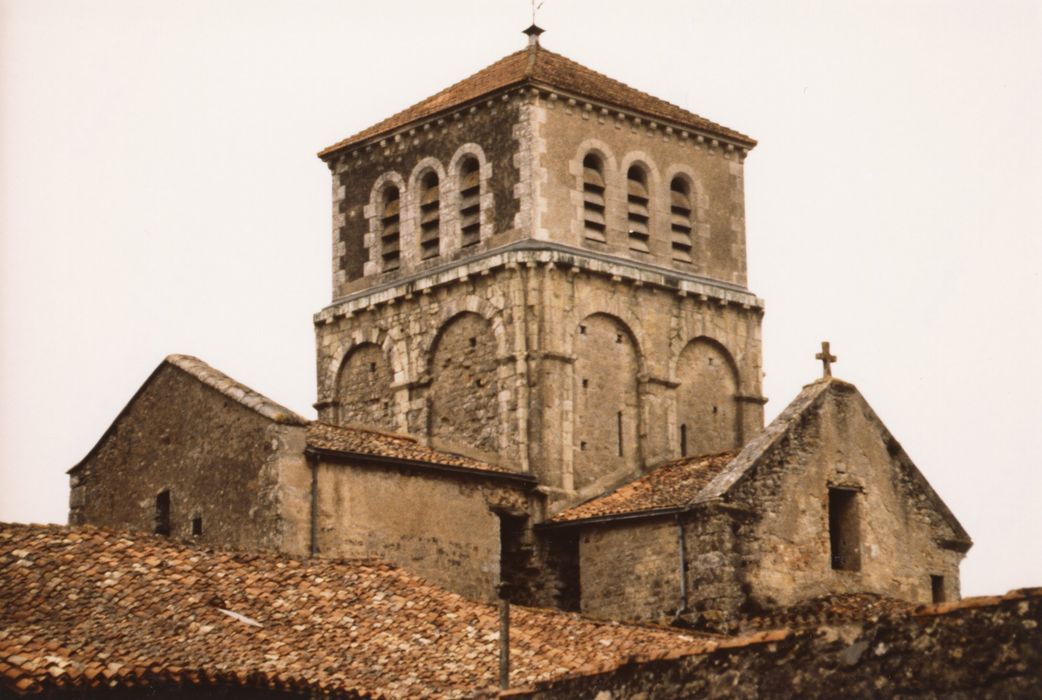 clocher, élévations sud et est