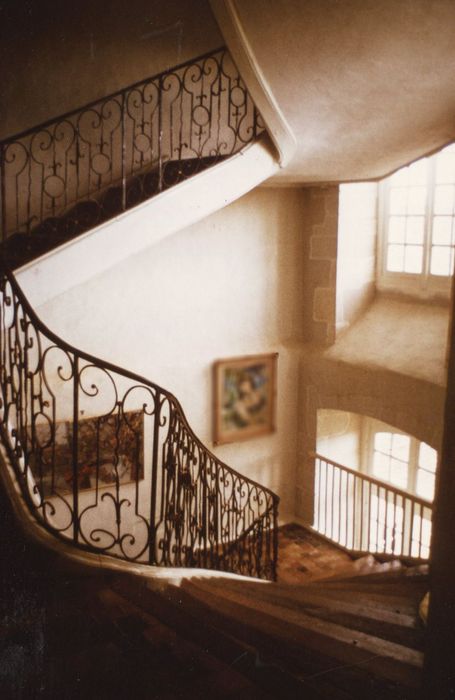 escalier d’honneur, vue partielle