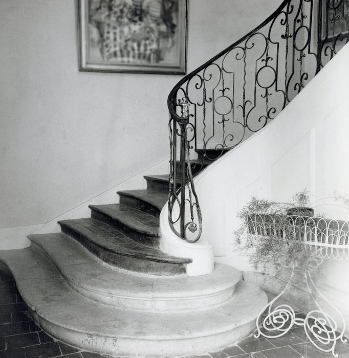 escalier d’honneur, vue partielle