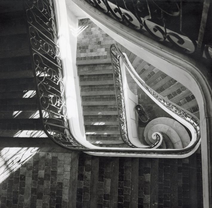 escalier d’honneur, vue partielle