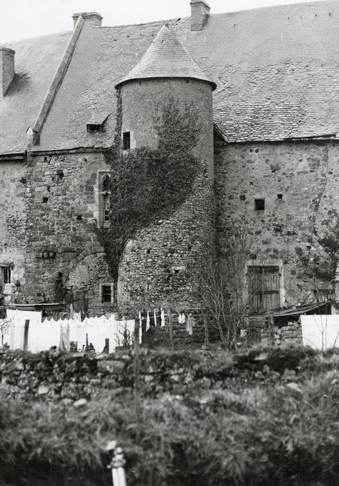 façade sud, tourelle d’escalier