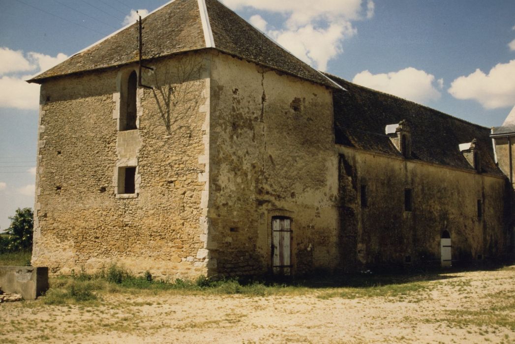 aile ouest, façades sud et est