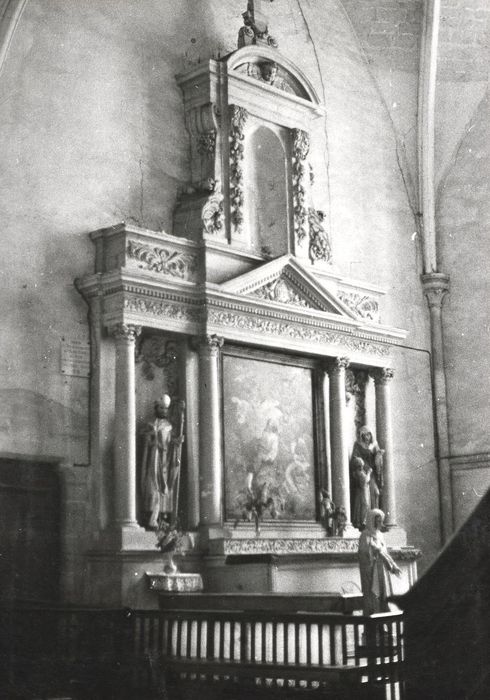 retable, tableau : Jésus au jardin des oliviers