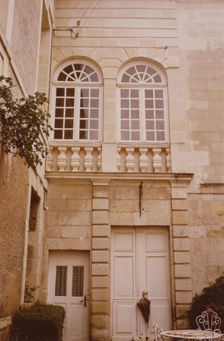 élévation de la façade des travées sur l’ancien escalier de la partie « Landreau »