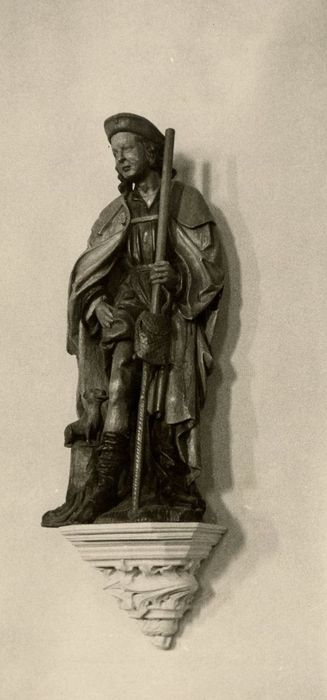 statue : Saint Roch - © Ministère de la Culture (France), Médiathèque du patrimoine et de la photographie, tous droits réservés