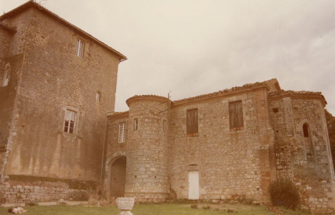 Aile sud, façade nord