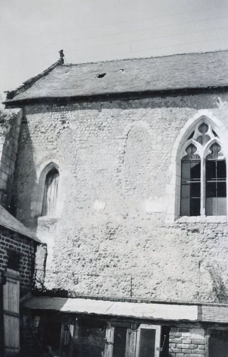 façade latérale sud, vue partielle