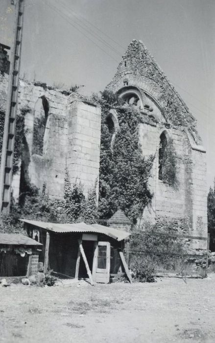 façade latérale sud, vue partielle