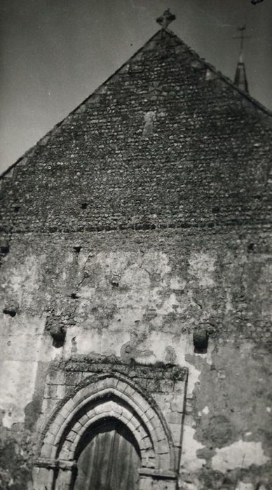 façade ouest, vue partielle