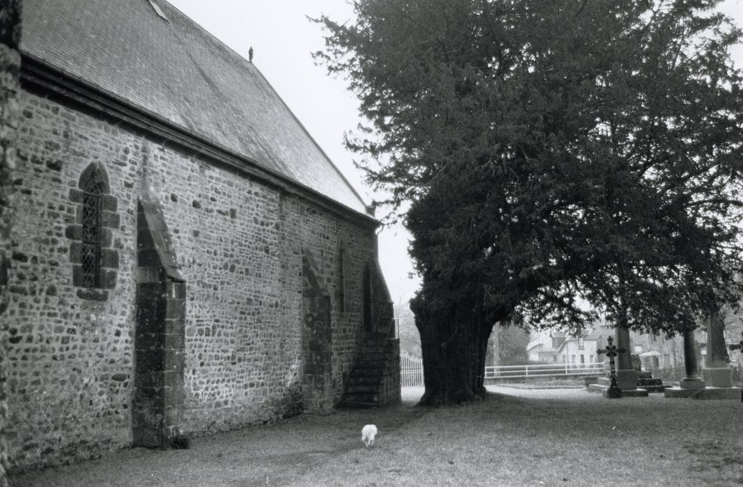 façade latérale nord, vue partielle