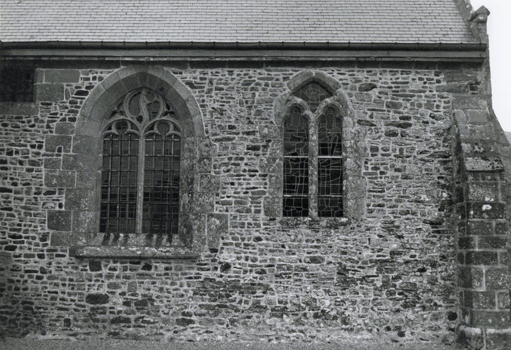 façade latérale sud, vue partielle