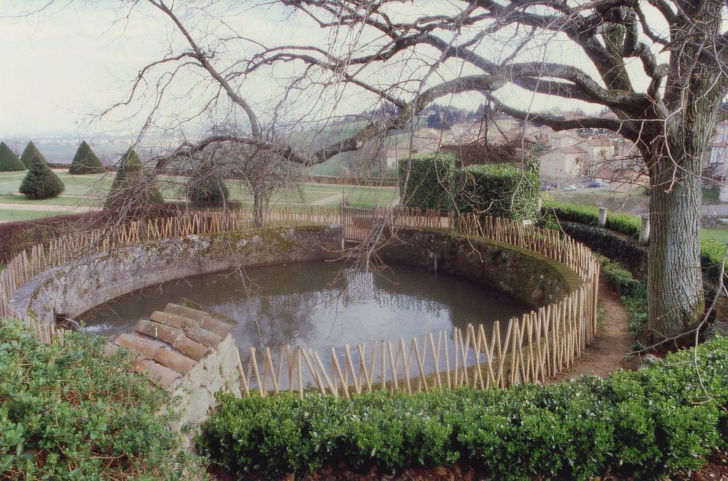 parc, bassin