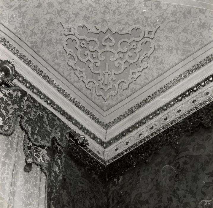 salon de musique, détail du décor