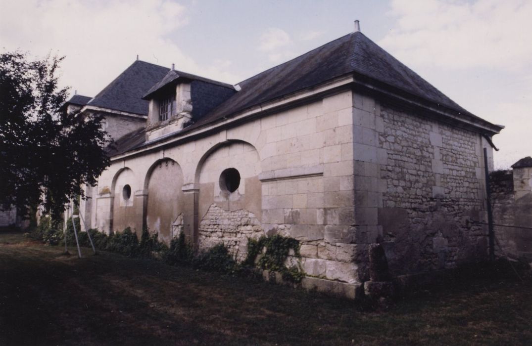 aile est, façades ouest et sud