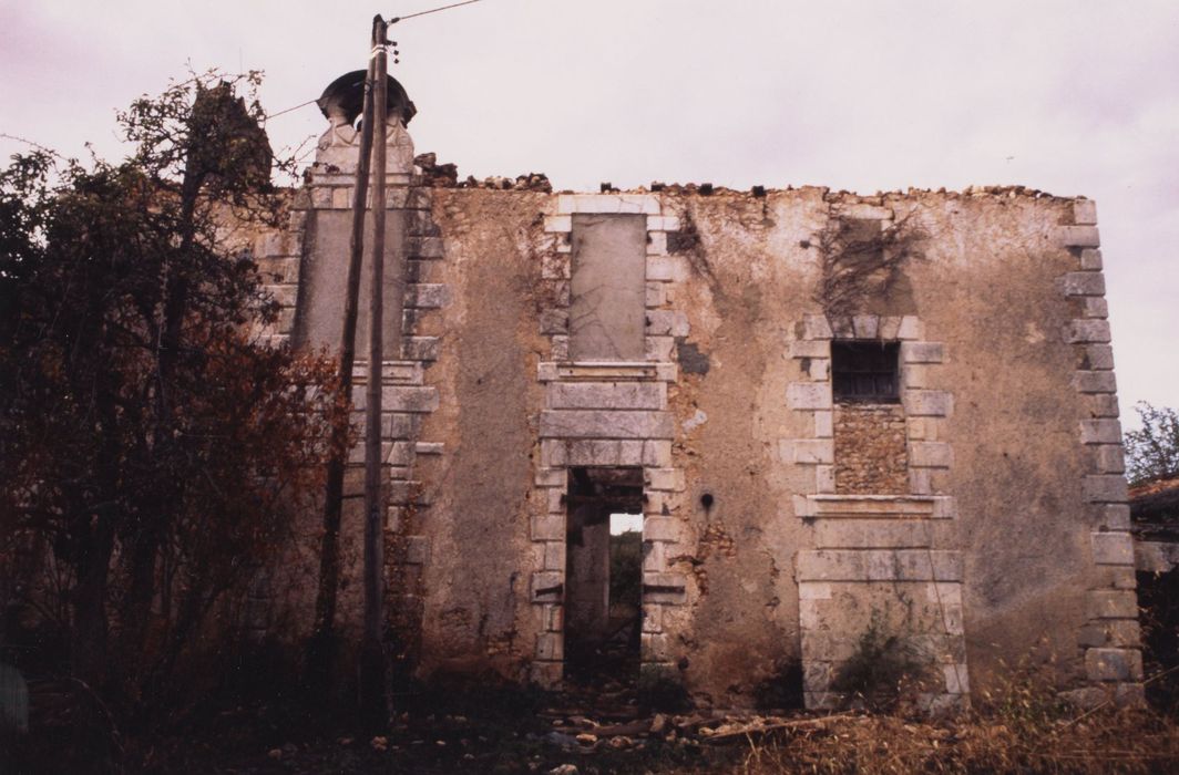 façade sud, vue partielle