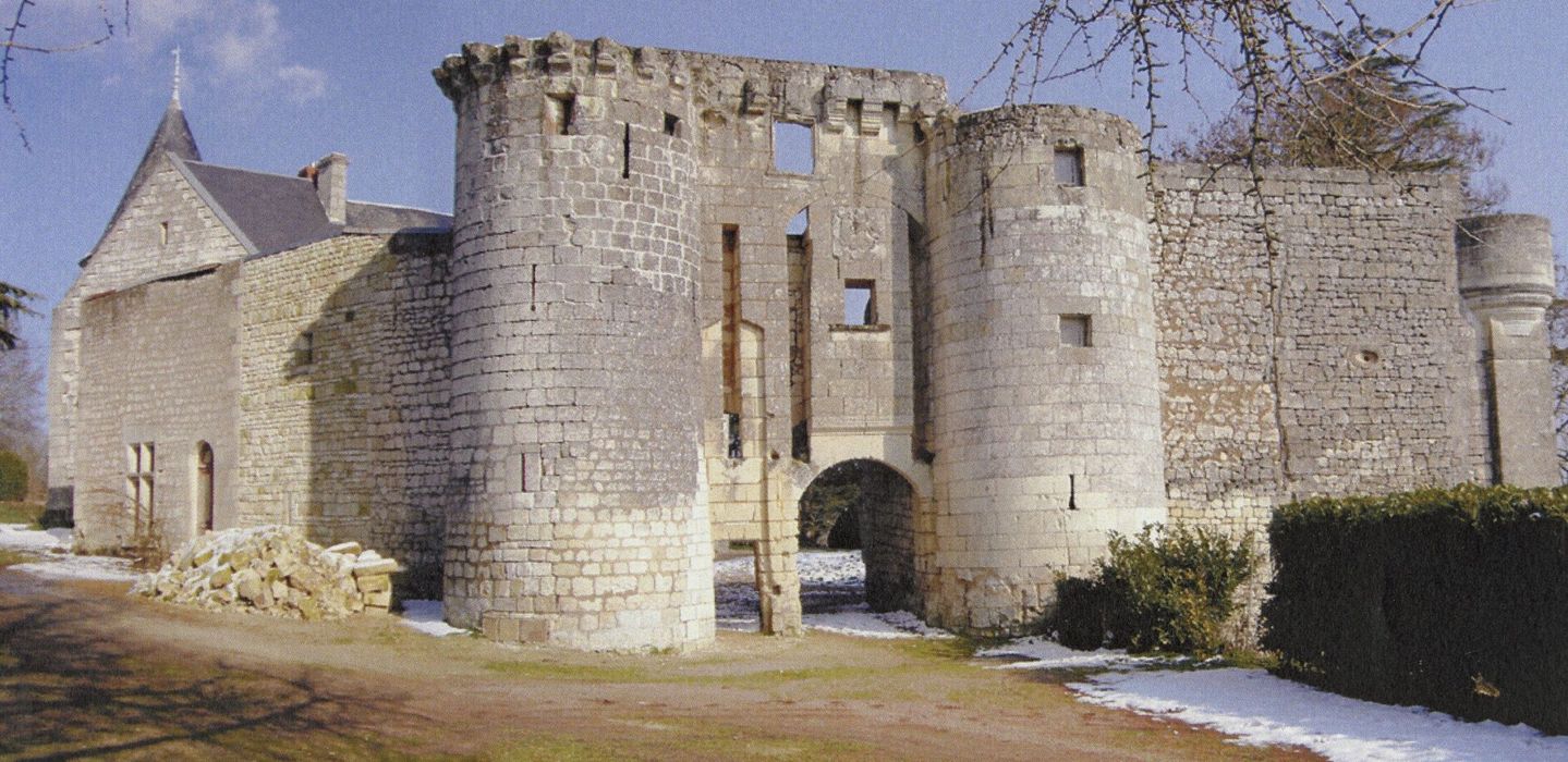 front ouest, élévation ouest (photocopie numérisée)