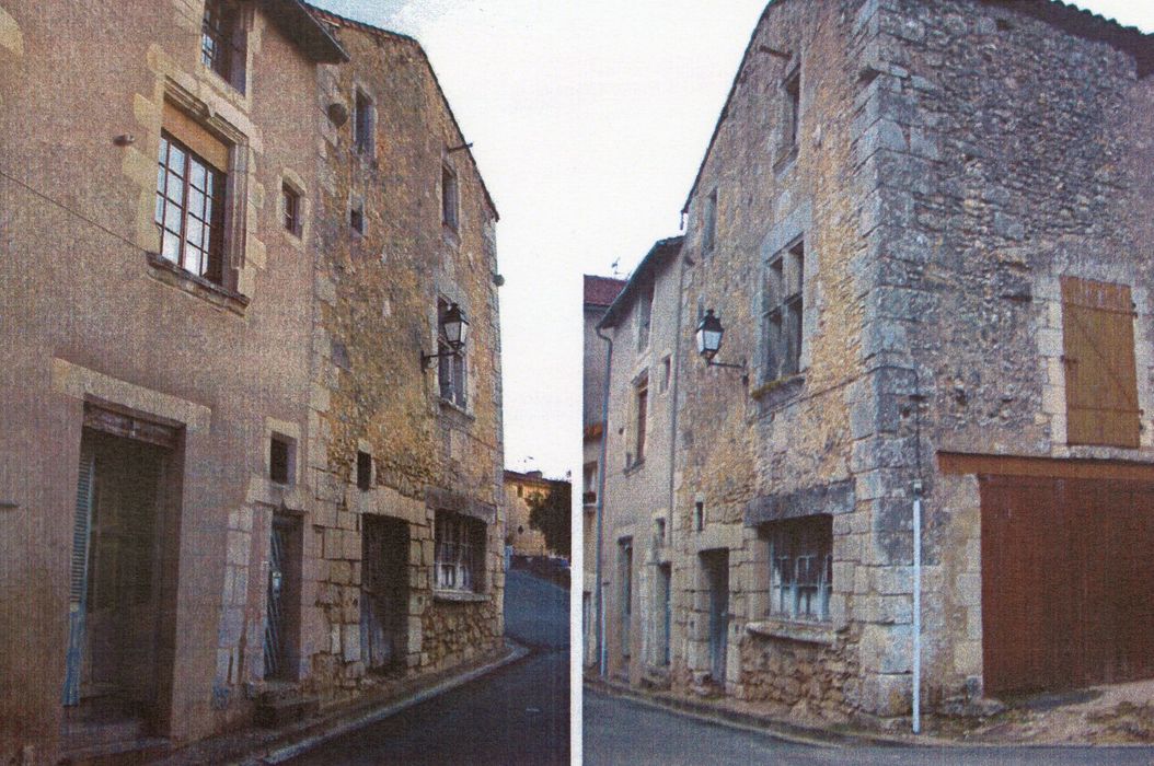 façades sur rue (photocopie numérisée)