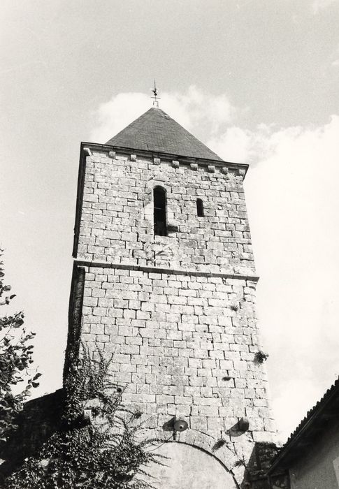 clocher, élévation ouest