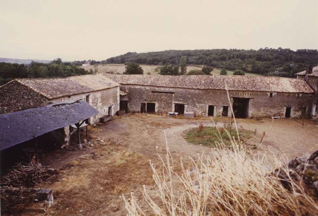 aile nord et ouest, façades sud et est