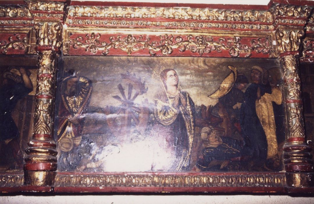 prédelle, détail