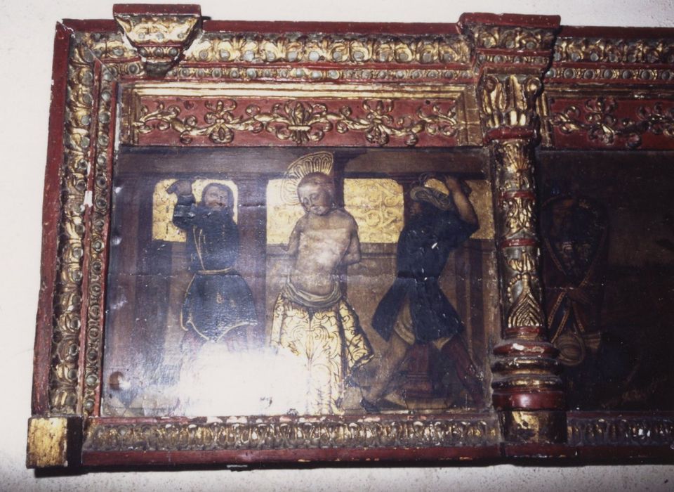 prédelle, détail