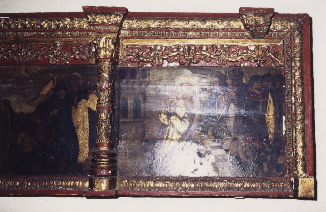 prédelle, détail