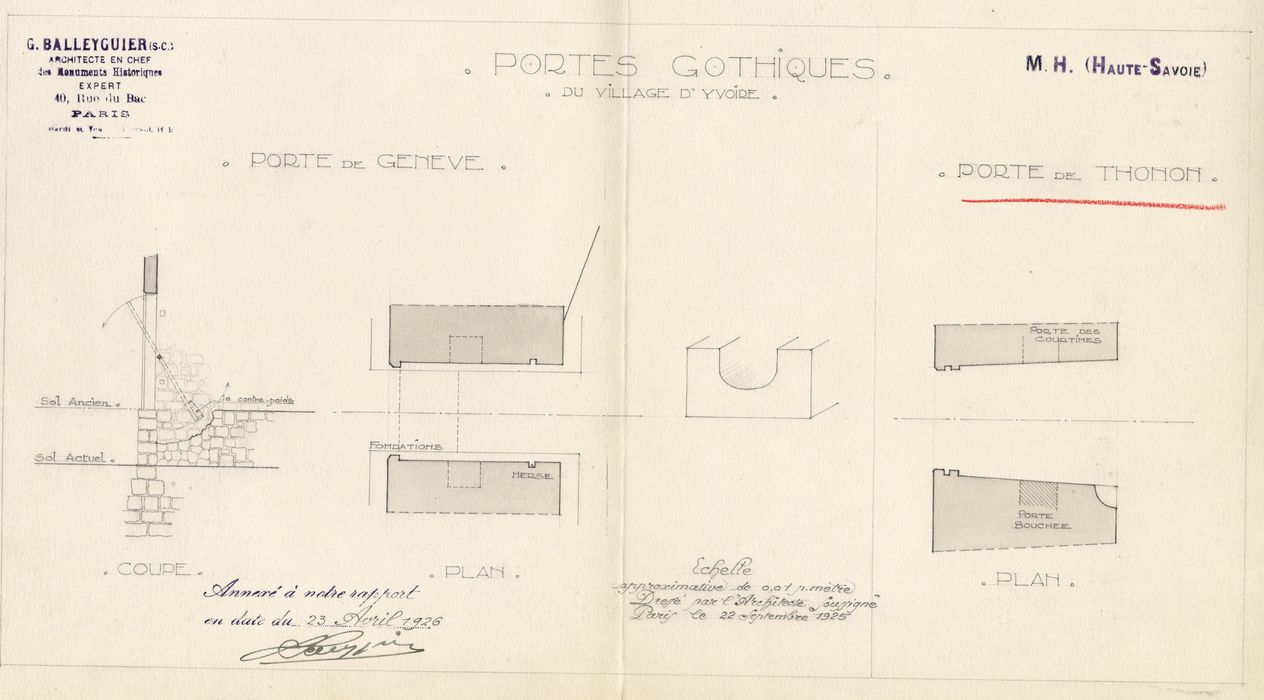 plan, détails (dessin : Crayon sur papier)