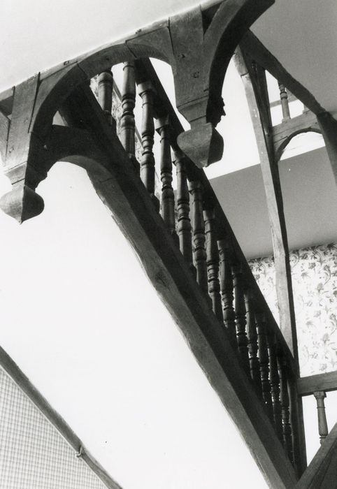 escalier, vue partielle